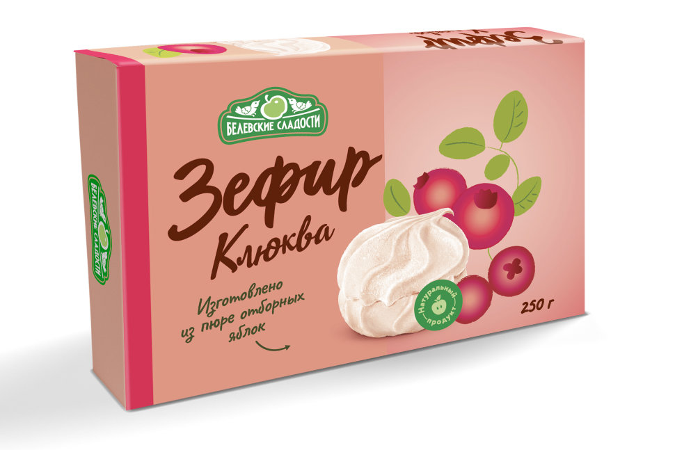  Зефир белевский "Клюква" 250г в Ярцеве