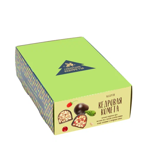 №2 Кедровая комета Ассорти (9429) (классика, клюква, шишка, земляника), 540г   в Ярцеве
