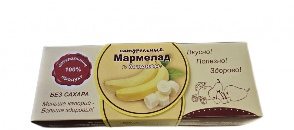  Мармелад натуральный "Банан" 140г  в Ярцеве